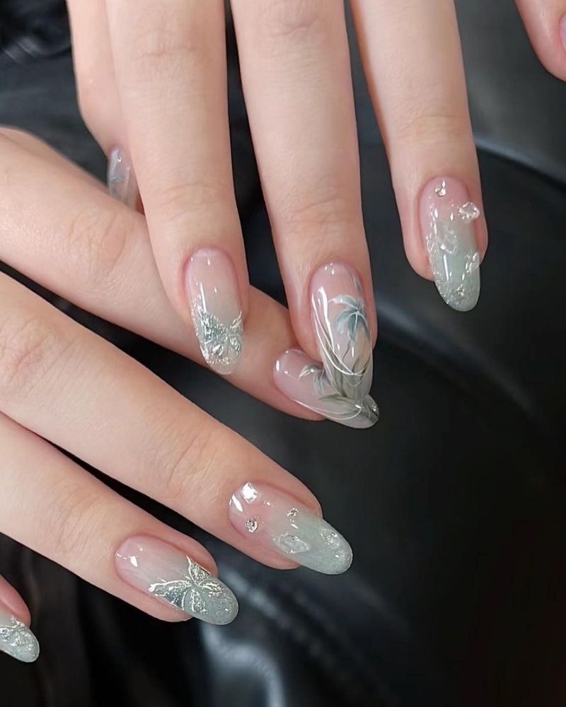 mẫu nail đơn giản nhẹ nhàng cho móng ngắn